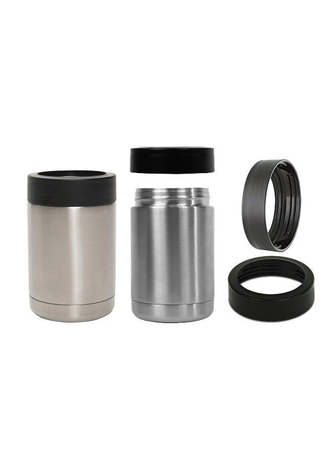 Gteller 12 oz Tumbler, Double Wall Stainless Steel Insulated Can Cooler, Beer Bottle Holder - Image 5